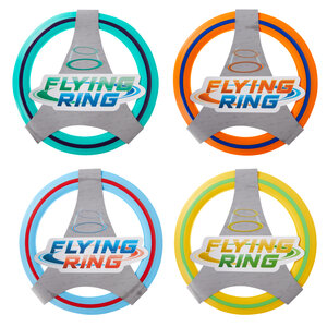 Flying Ring Frisbee multicolor - Assorti - 29 cm - Buitenspeelgoed - Werpschijf -  Wannahave kids - cadeautip voor kinderen