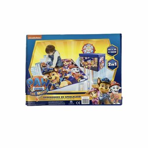 Opbergdoos Paw patrol - Box - Doos - Organizer - 2 in 1 - Blauw / Multicolor - Kunststof - 40 x 30 x 26 cm