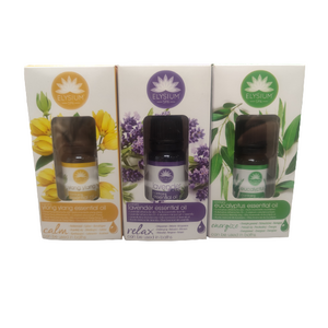 Essentiële Olie  CALM YLANG YLANG / ENERGIZE EUCALYPTUS /  RELAX LAVENDEL