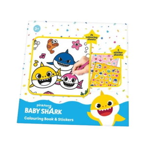 Baby Shark Kleur- en Stickerboek - Multicolor - Kleurboek - Stickers