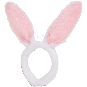 Diadeem met paasoren EASTER -  Wit - Polyester - Pasen