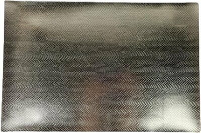 Luxury Placemat HIGHCLASS LIVING - Goud - Slang Patroon - 30 x 45 cm - Set van 2 - Shiny Placemats