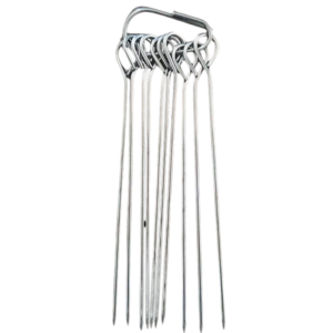 Barbecue Sate Spiezen- Zilver - Metaal / RVS - Set van 10