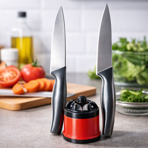 Smart sharp messenset met slijper - Zilver - RVS