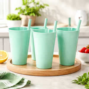 Handige Drinkbeker met rietje SIPSTER - Mint / GroenA