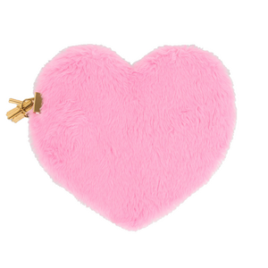 Valentijn  Fluffy dagboek met slot en sleutel - Roze - Polyester - 21 x 21 cm - Valentijnsboek - Dagboek - Notitieboek - Boekje - Schrijven - Schrijfwaren