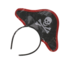 Piraten Diadeem - Rood / Zwart - Kinderen - One Size - Haarband - Feestaccessoires - Feest - Party - Feestje - Carnaval - Hallo