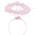 Engel Diadeem - Roze - One Size - Carnaval - Verkleden - Verkleedaccessoire - Engelen