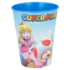 Mario kinderservies bekers - Rood / Blauw - 7,5 / 12 cm - Kunststof - Set van 2 - Servies - Drinkbeker - Supermario 2