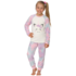  Warme Huispak Unicorn - Pyjamaset - Roze / Diverse kleuren - Pyjama Meisjes - Homesuit - Maat 110 / 116 