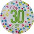 ''30'' jaar Bordjes / Bekers - Set van 18 - Multicolor - Feest - Verjaardag - Birthday - Cake - Taa