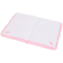 Fluffy dagboek met slot en sleutel - Roze / Rood - Polyester - 21 x 16 cm - 160 vellen - Valentijn - Dagboek - Notitieboek - Bo