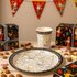 Feestpakket sinterklaas &#x0022;Wie zoet is krijgt lekkers...&#x0022; - Zwart / Goud / Wit - Karton - Bordjes / Bekertj