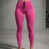 Fitness / Sport legging Lang Dames LA Gymwear - Roze - Maat XL  - Nieuwjaar - Afvallen - Gezond - Health