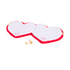 Fluffy Valentijn dagboek met slot en sleutel met bijpassende fluffy pen - HEART Collection - Rood - Polyester - 21 x 21 cm - Va